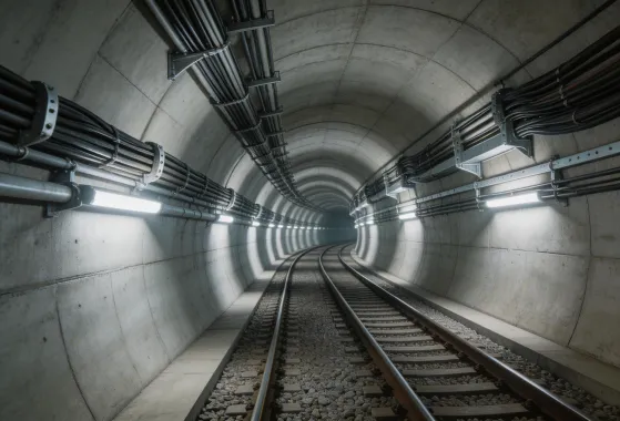 Rail transit cable installations